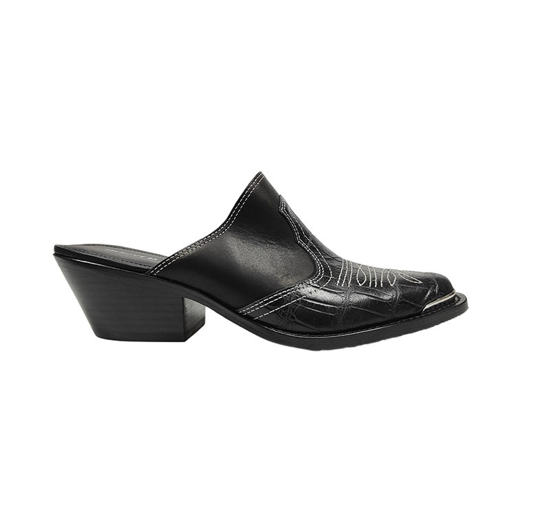 CM-987 BLACK COW LEATHER 6# DEV SAMPLE