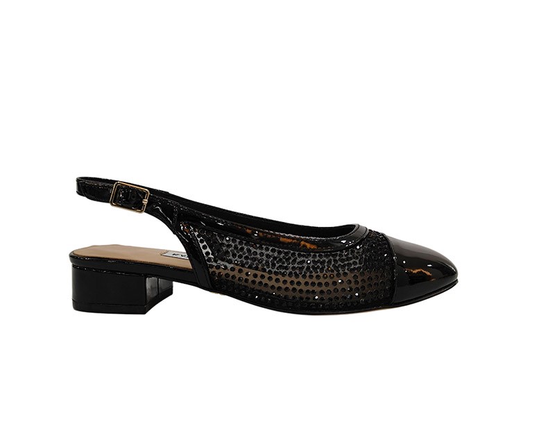 CM-990 BLACK PATENT LEATHER MESH 6# DEV SAMPLE 2
