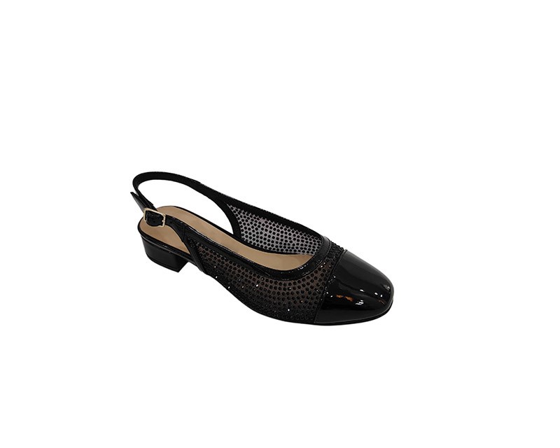CM-990 BLACK PATENT LEATHER MESH 6# DEV SAMPLE 3