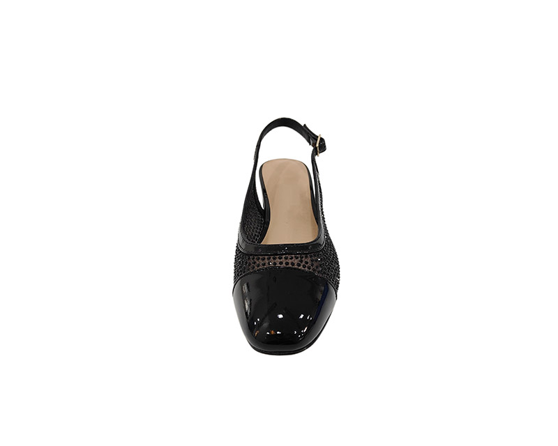 CM-990 BLACK PATENT LEATHER MESH 6# DEV SAMPLE 4