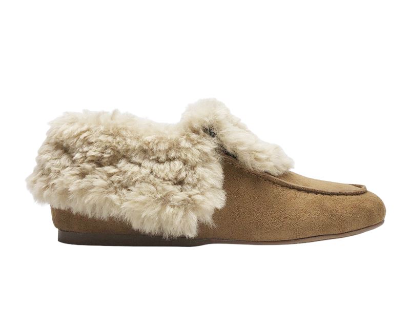 DH1087-1 TAN-NATURAL MICRO SUEDE-FAUX FUR 6# DEV SAMPLE 2026-7-31 (1)
