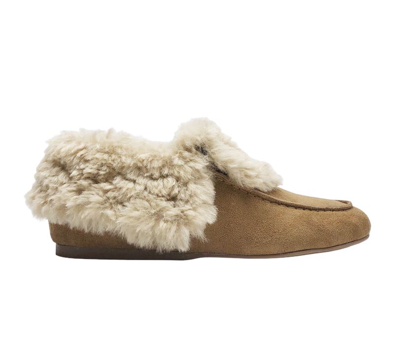 DH1087-1 TAN-NATURAL MICRO SUEDE-FAUX FUR 6# DEV SAMPLE 2026-7-31 (1)