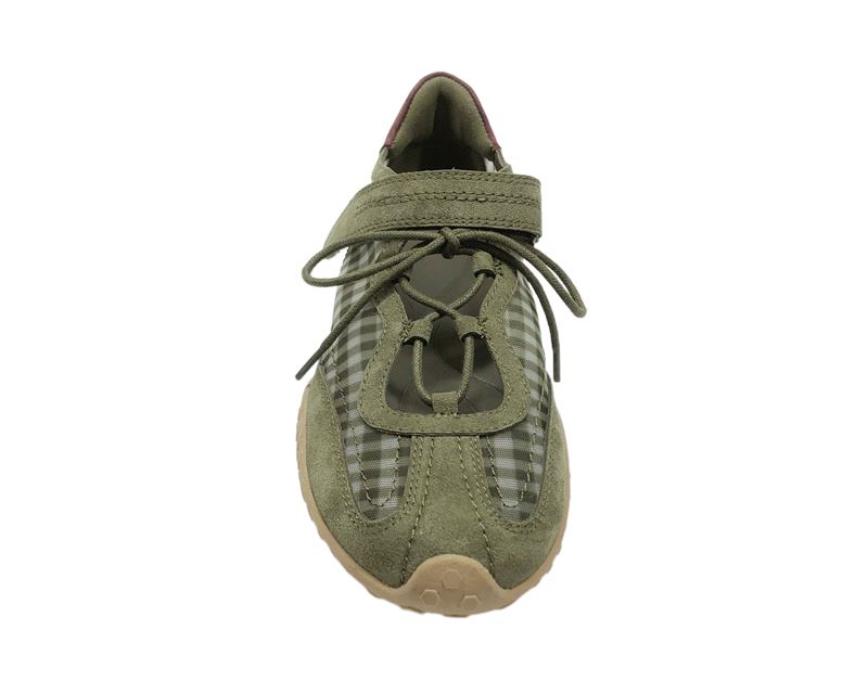 DH1096-1 OLIVE RECYCLED SUEDE-MESH 6# DEV SAMPLE 2026-8-4 (1)