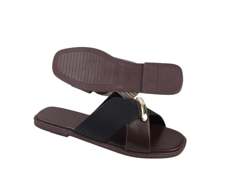 CM-1062 DK BROWN PU-BLACK EMBOSS PU #6 DEV SAMPLE
