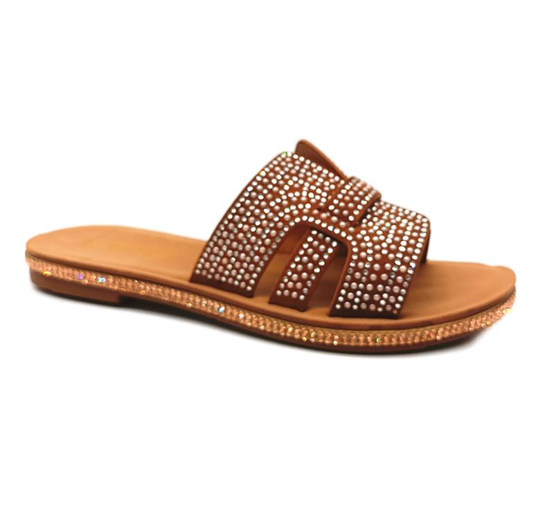 CM-1114 COGNAC MICRO SUEDE-STONES #6 DEV SAMPLE (2)
