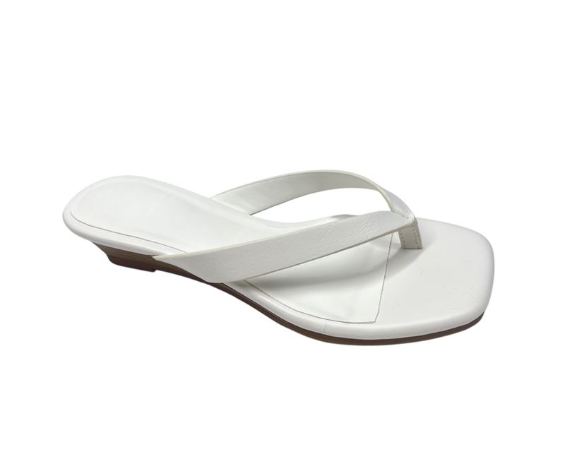 DHK1073-1 WHITE MALTA PU SIZE 13 SS27 SAMPLE LOTS 2026-7-4 (1)